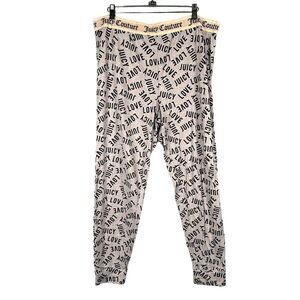 Juicy Couture Grey Pull On Pajama Pants Joggers Size L/XL